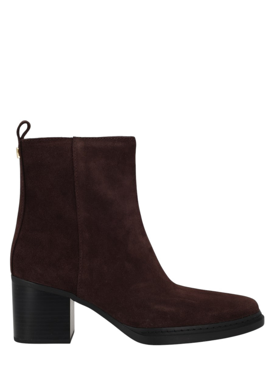 MICHAEL BY MICHAEL KORS - STIVALE "LEX" klosmo-michael-kors-chocolate-suede-ankle-boots