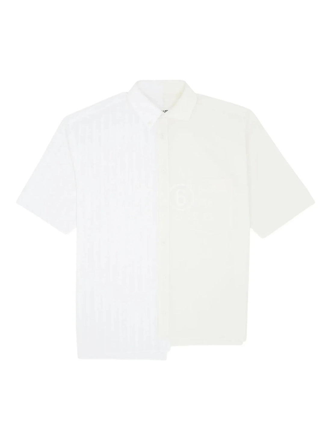 MM6 MAISON MARGIELA - Asymmetrical Cotton Shirt White