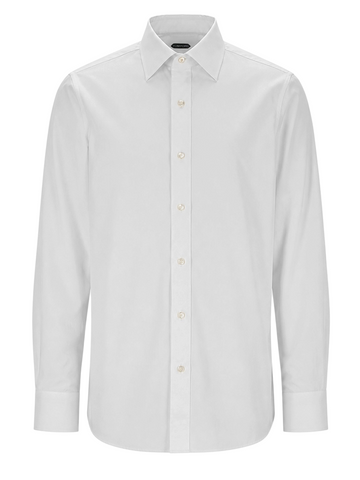 TOM FORD - Slim Fit Cotton Shirt White