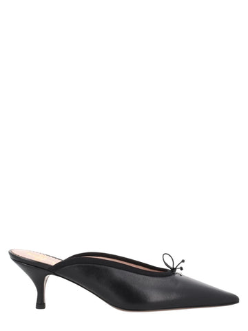 Vivienne Westwood - MULE "MARGO" klosmo-vivienne-westwood-margo-black-leather-mule