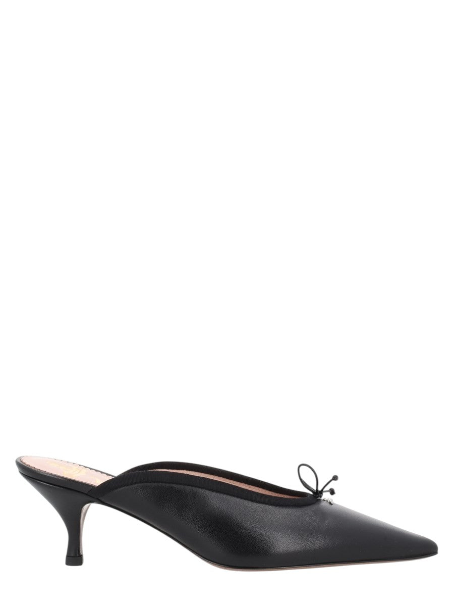 Vivienne Westwood - MULE "MARGO" klosmo-vivienne-westwood-margo-black-leather-mule