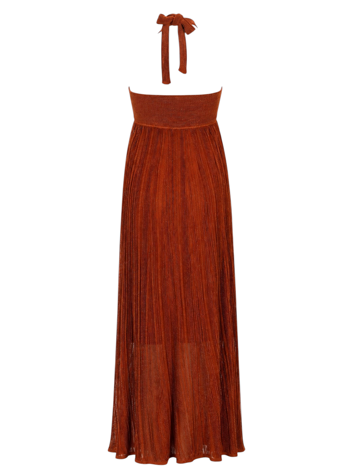 ZIMMERMANN - Indra Metallic Halter Dress