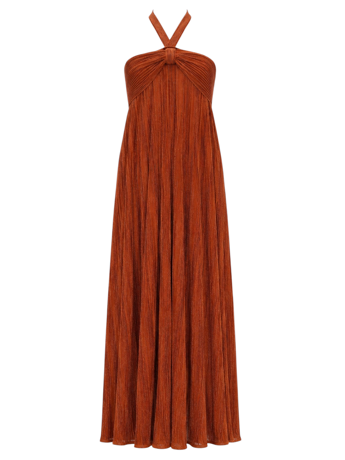 ZIMMERMANN - Indra Metallic Halter Dress