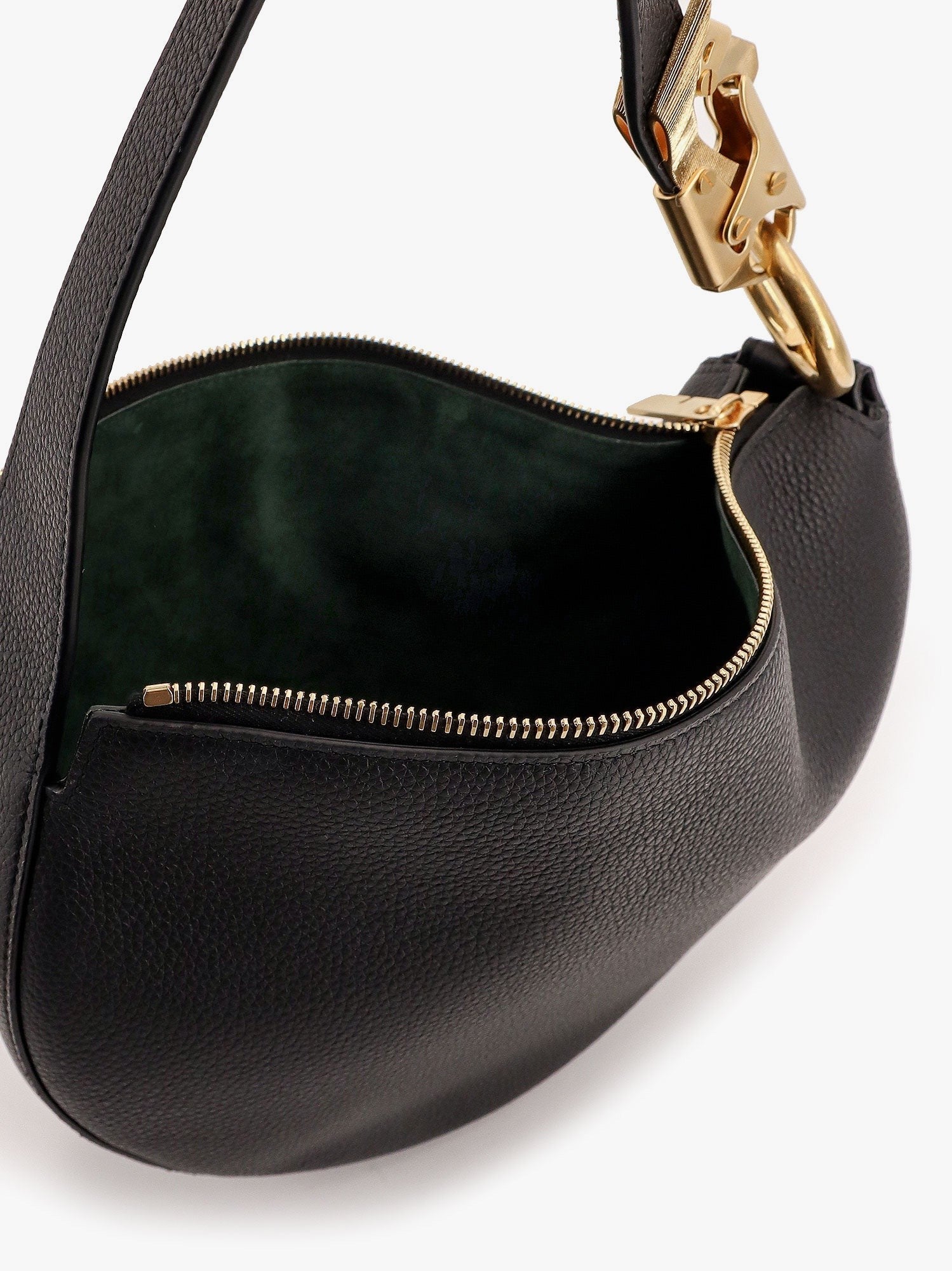 Knight arc leather shoulder bag