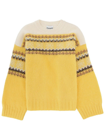 GANNI GANNI - KNIT "INLAY"