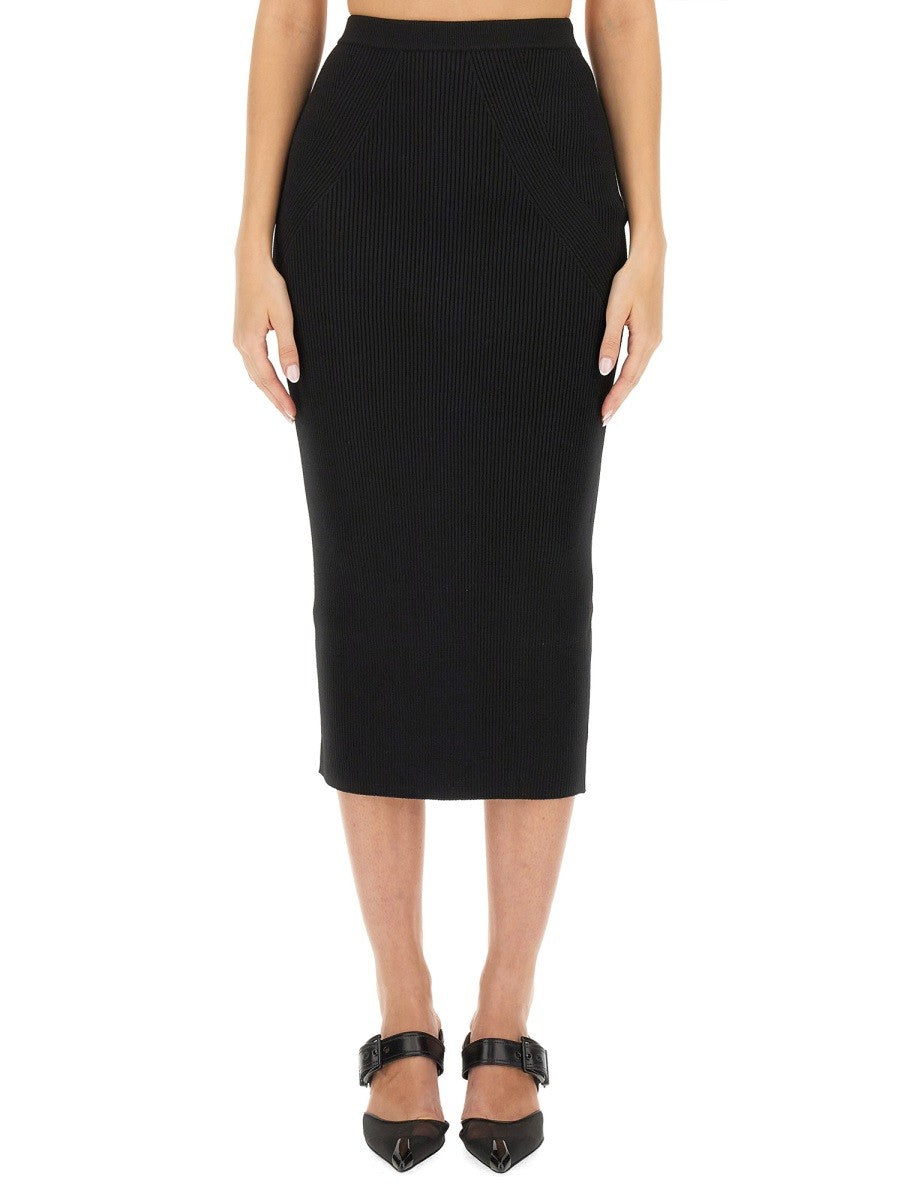 Alexander Mcqueen Alexander Mcqueen - KNIT PENCIL SKIRT