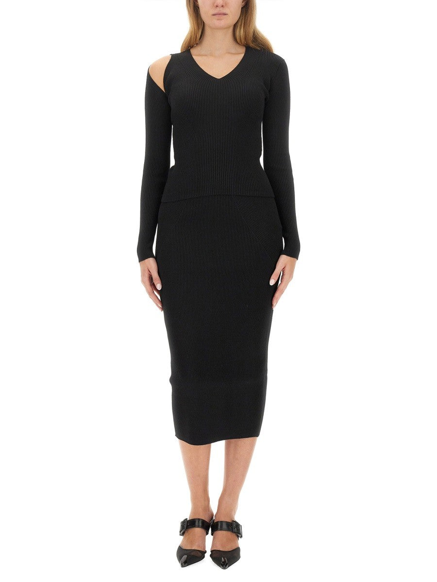 Alexander Mcqueen Alexander Mcqueen - KNIT PENCIL SKIRT