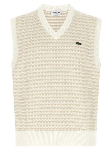 Lacoste - Knit vest beige 6