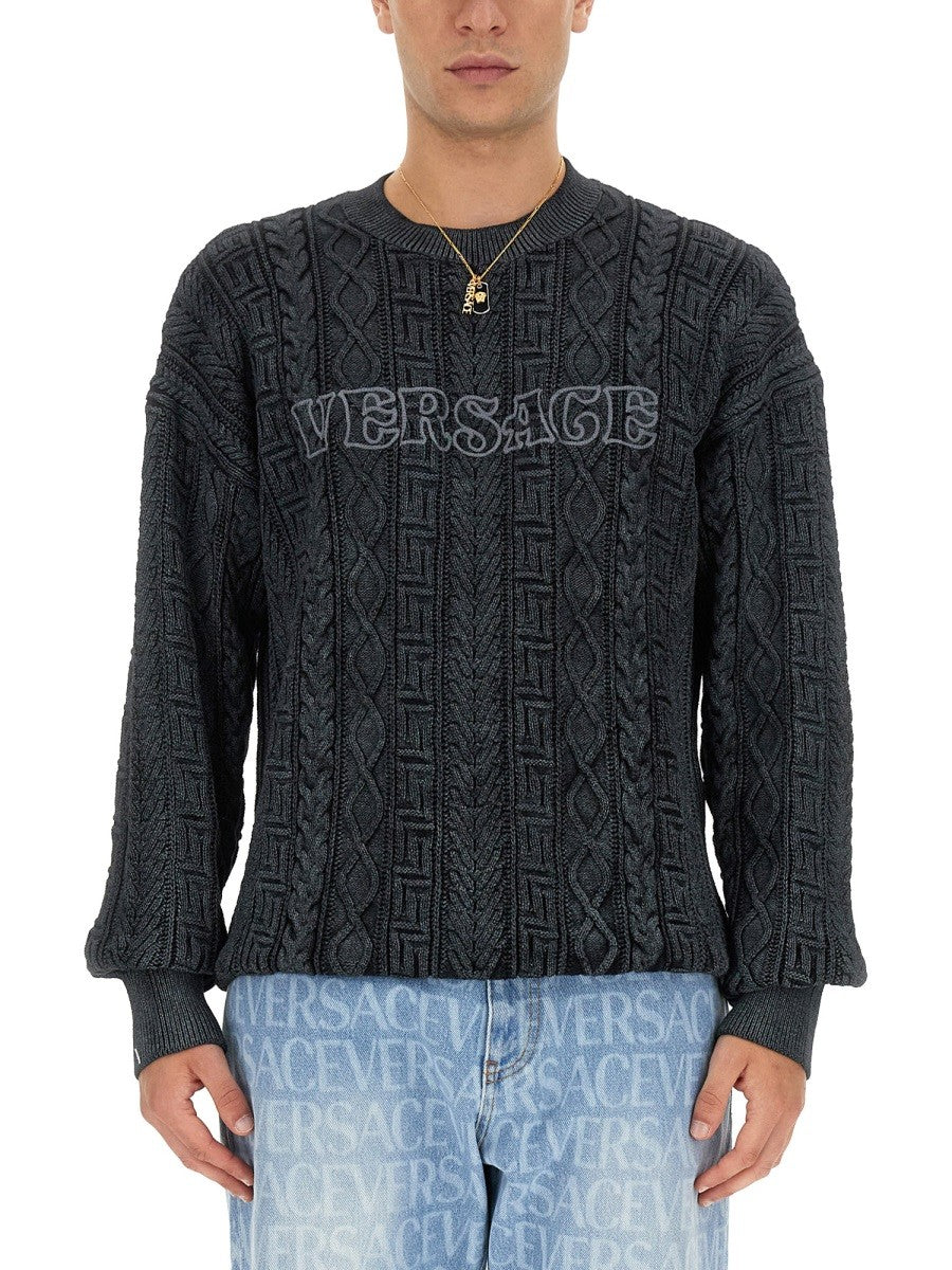 Versace - KNIT WITH GREEK BRAID WORK knit-with-greek-braid-work_83413677-bc3c-437e-a311-a5f664798e50