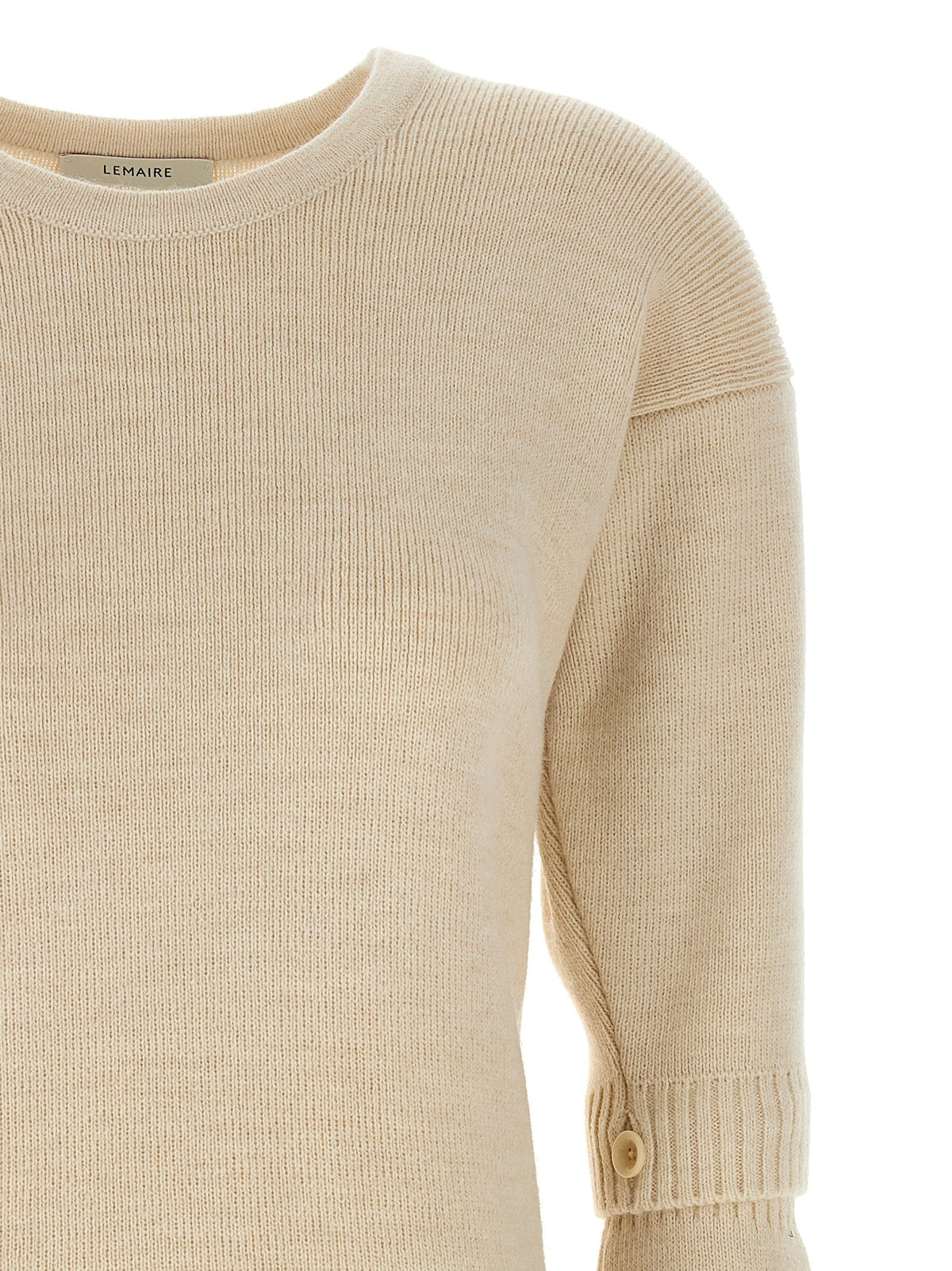 LEMAIRE - Knitted dress with removable sleeves