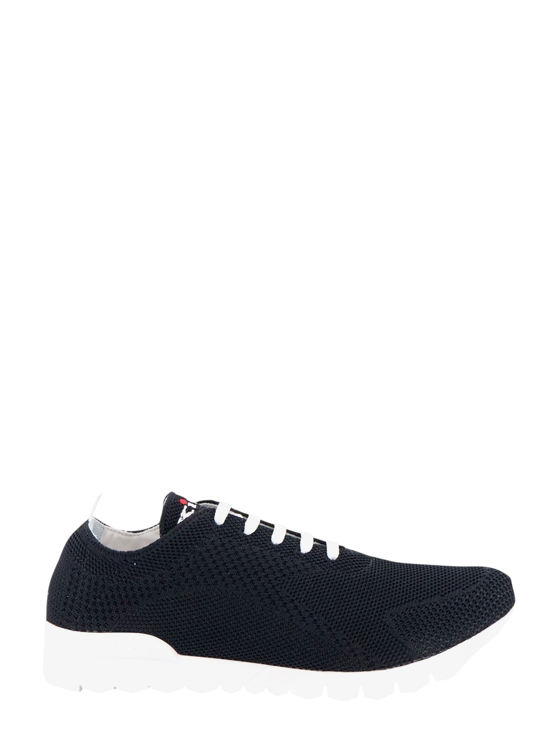 KITON CIRO PAONE Knitted fabric sneakers with embroidered logo