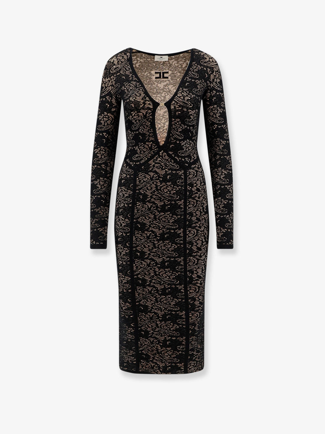 Elisabetta Franchi - Knitted Midi Dress knitted-midi-dress_1f53ea02-8723-41f8-8e48-3a1b6167537e