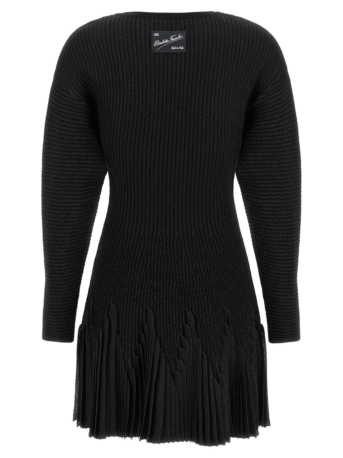 Elisabetta Franchi - Knitted pleated dress