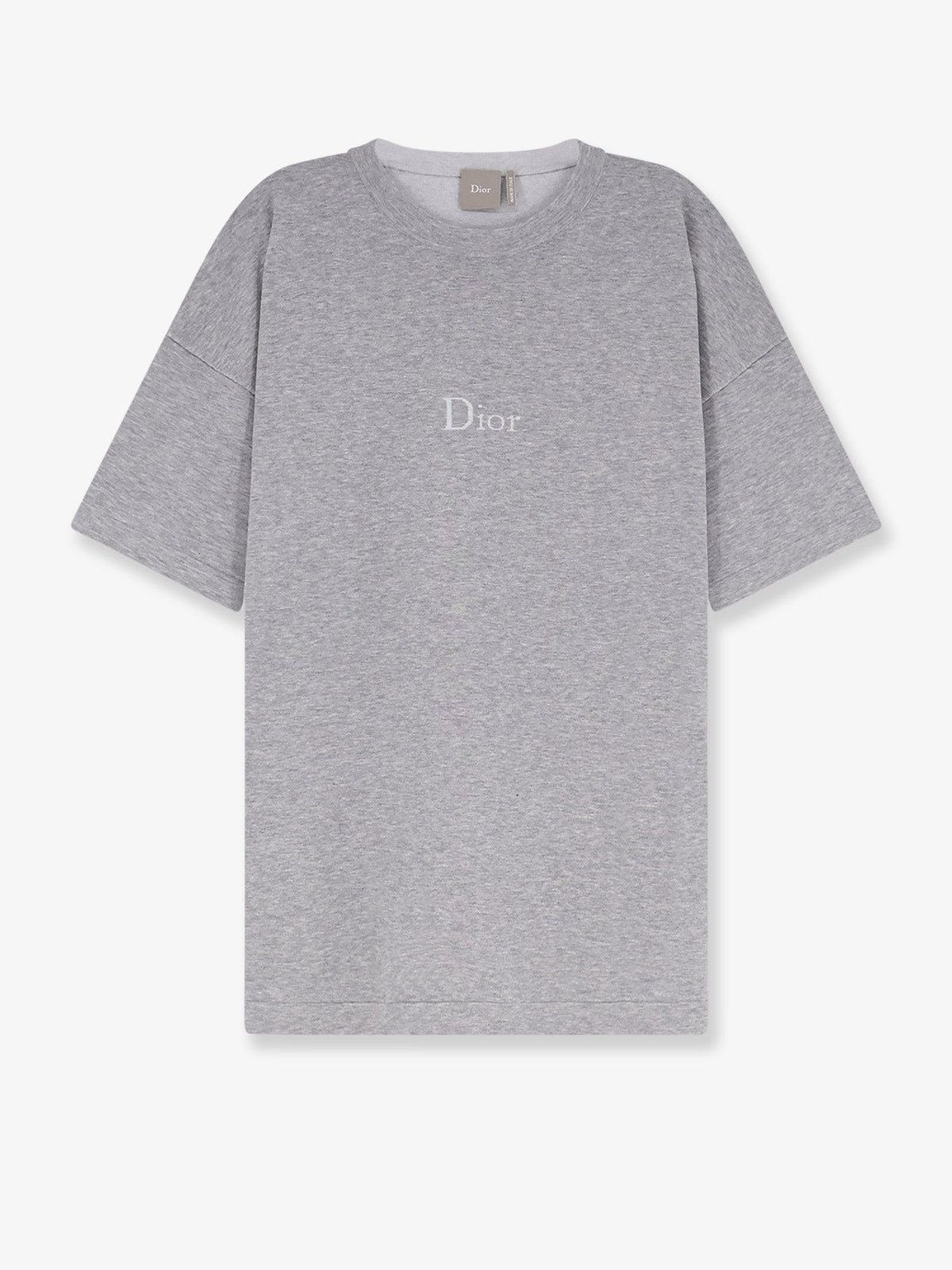 Dior - Knitted t-shirt with Logo gris