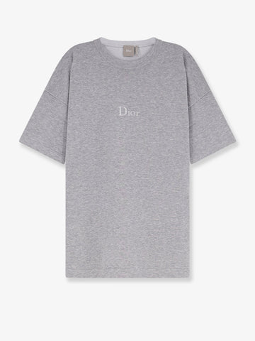 Dior - Knitted t-shirt with Logo gris