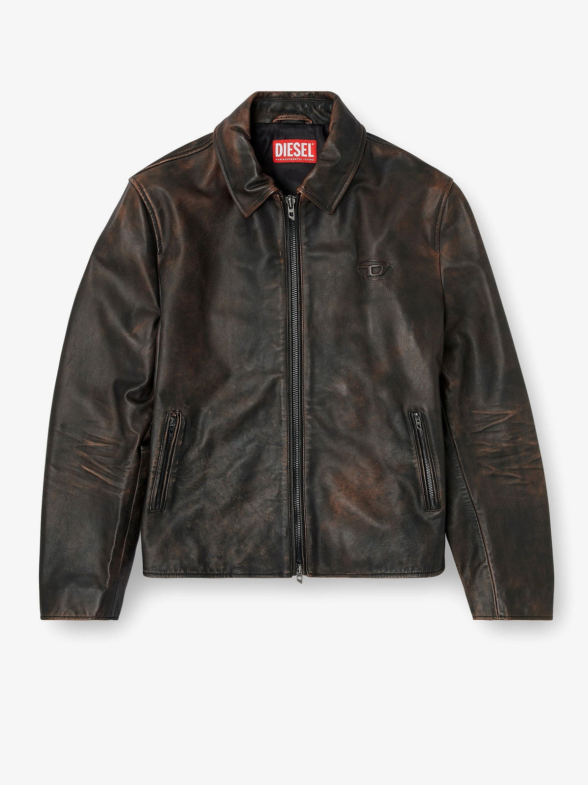 Diesel - L-Amar-Wrd leather jacket l-amar-wrd-leather-jacket