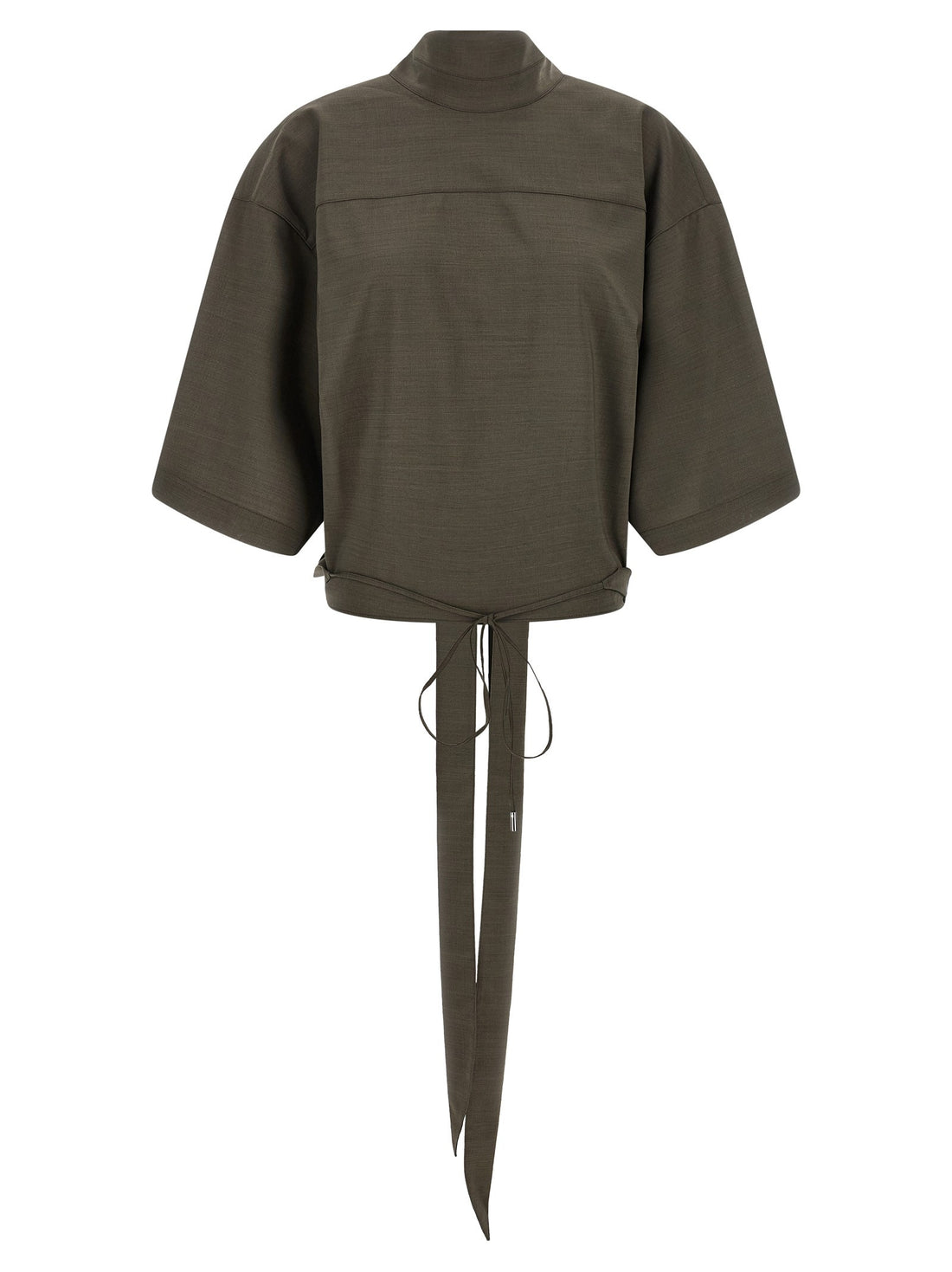 JACQUEMUS - 'La Blouse Havana' Virgin Wool Blouse gray