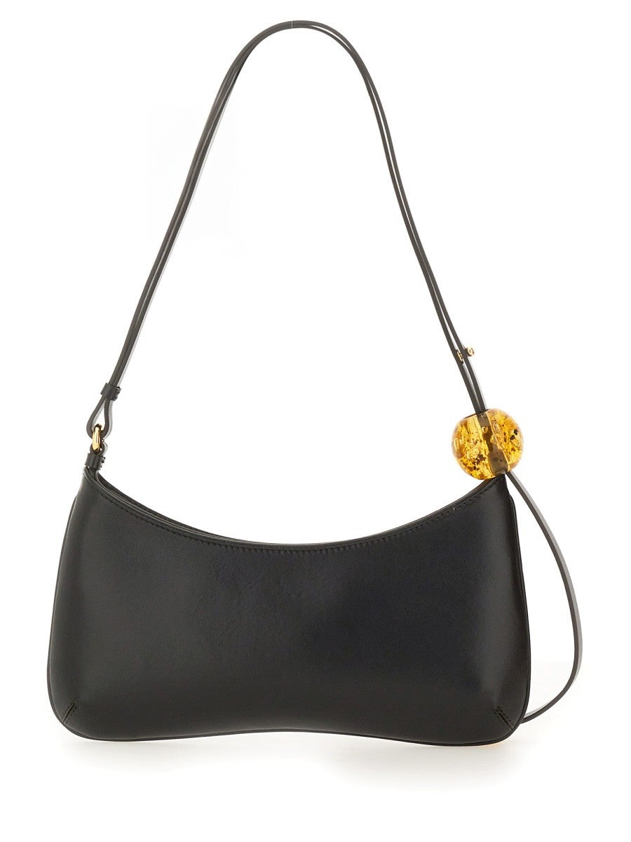 JACQUEMUS - BISOU PERLE Shoulder Bag Black UNI
