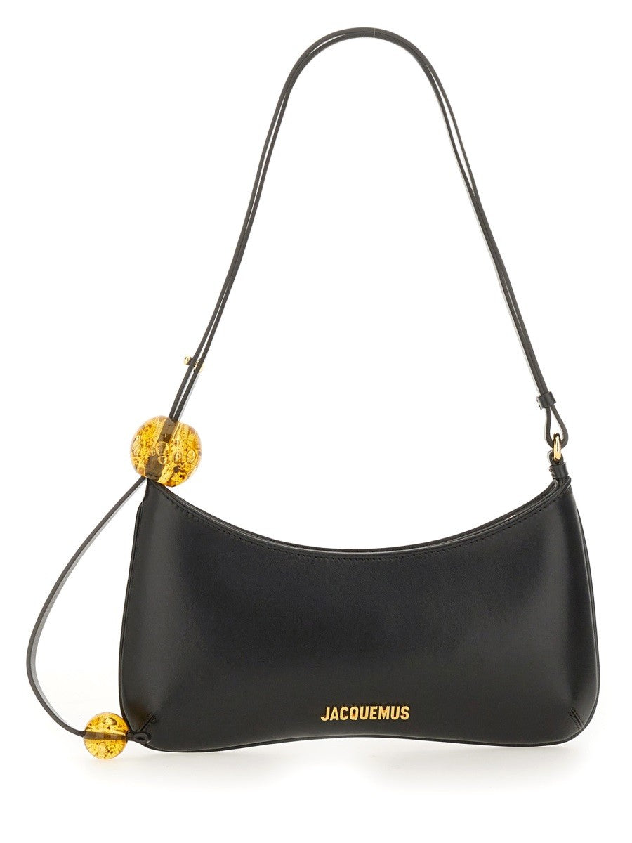 JACQUEMUS - BISOU PERLE Shoulder Bag Black UNI