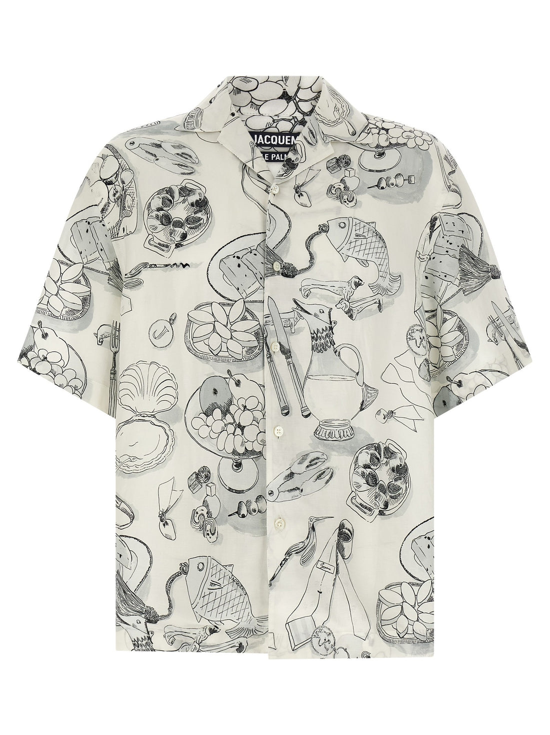 JACQUEMUS - 'La Chemise Cocktail' shirt White Black