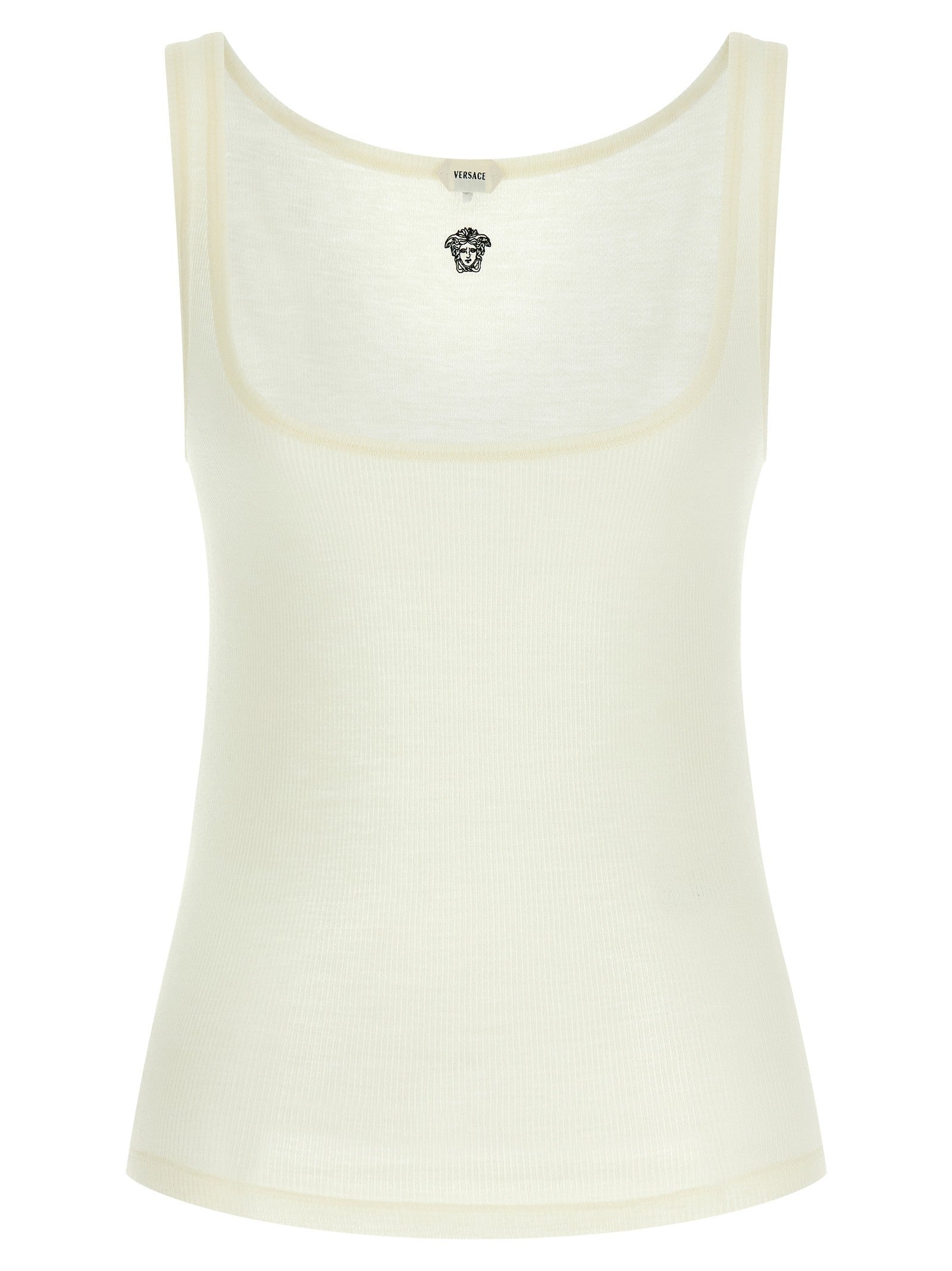Versace - 'La Medusa' embroidery top la-medusa-embroidery-top