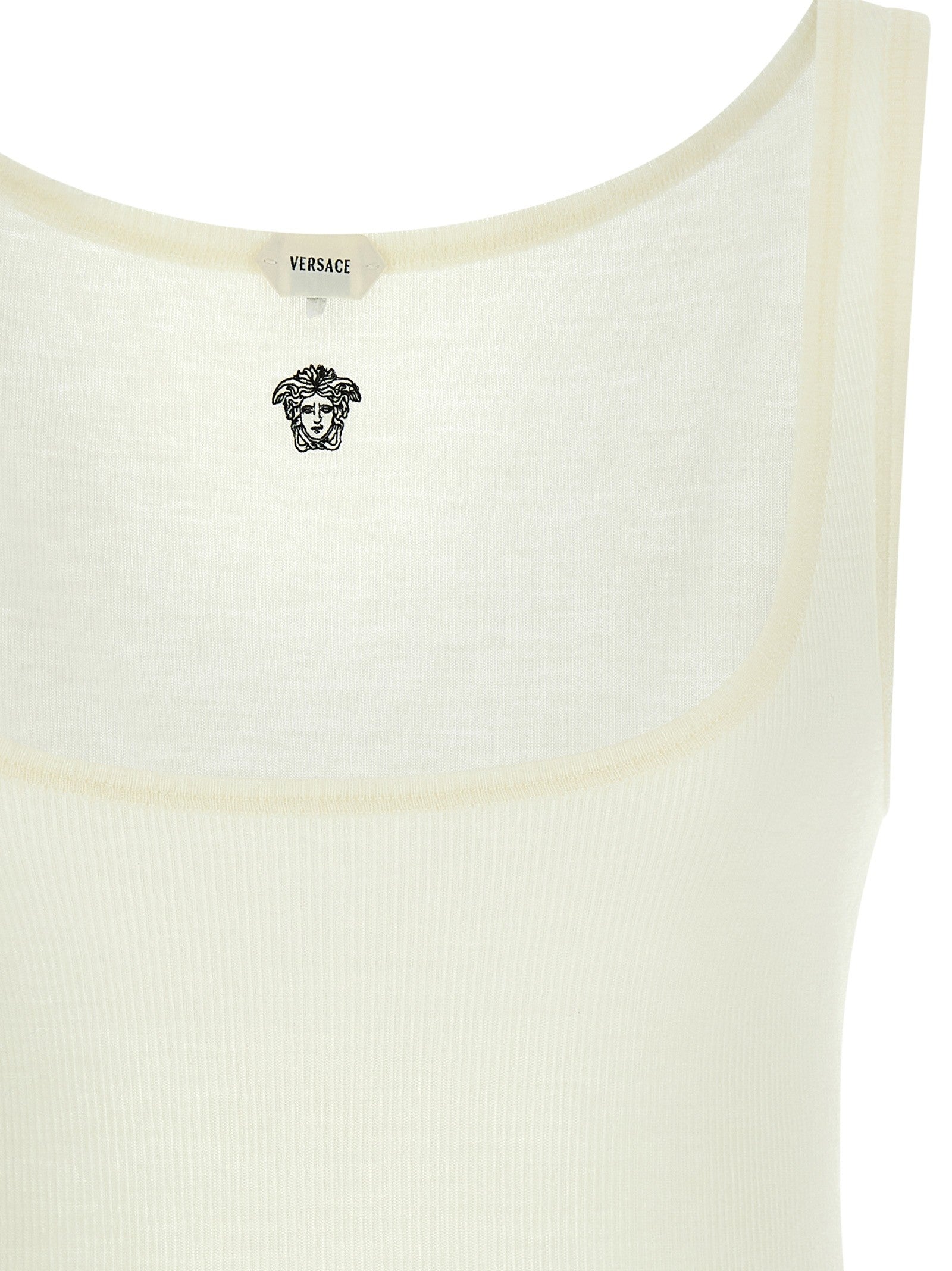 Versace - 'La Medusa' embroidery top la-medusa-embroidery-top_1a5d5604-7ce9-4360-baca-4d1d0db11992