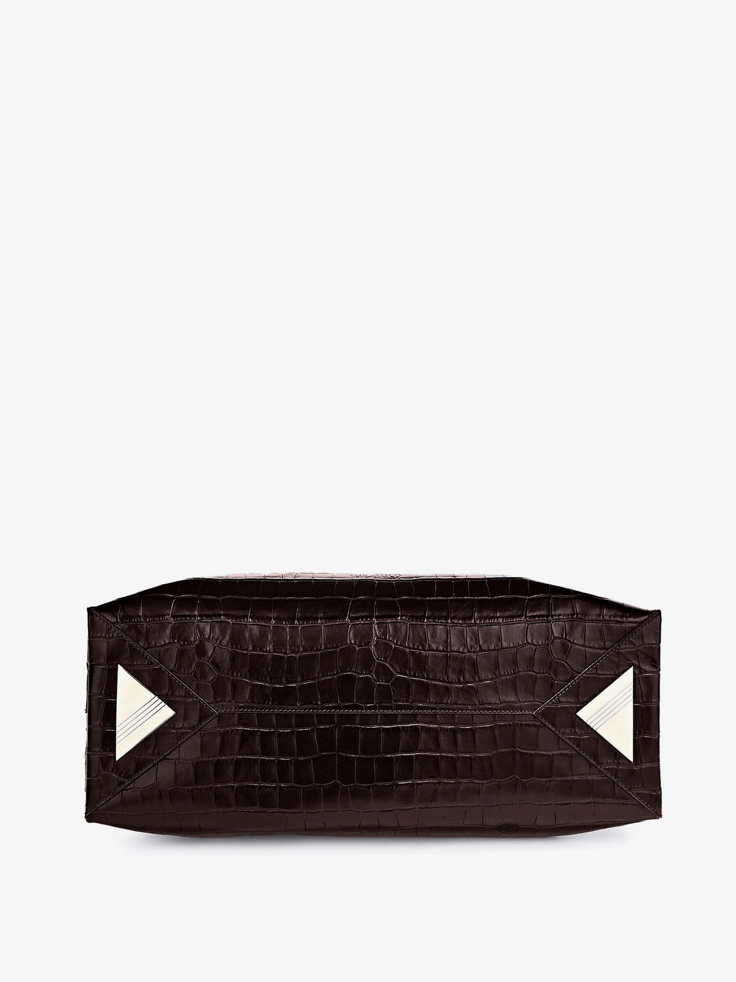 The Attico - La Passeggiata Medium croc-effect leather shoulder bag