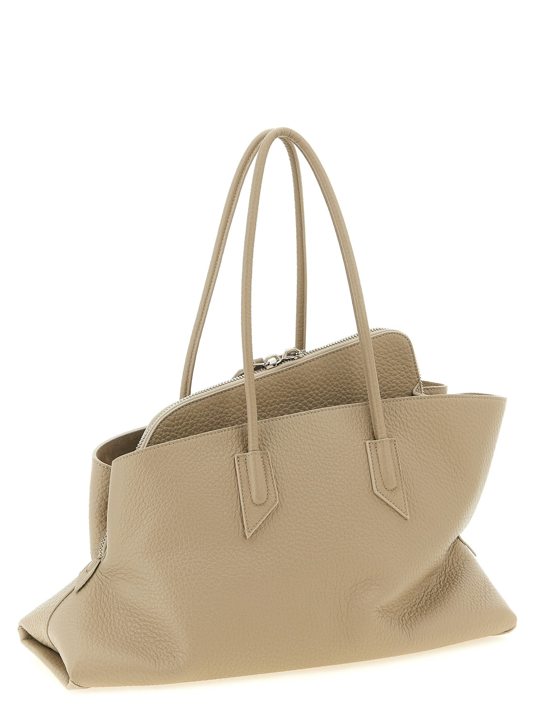 The Attico - 'La Passeggiata Medium' shoulder bag beige U