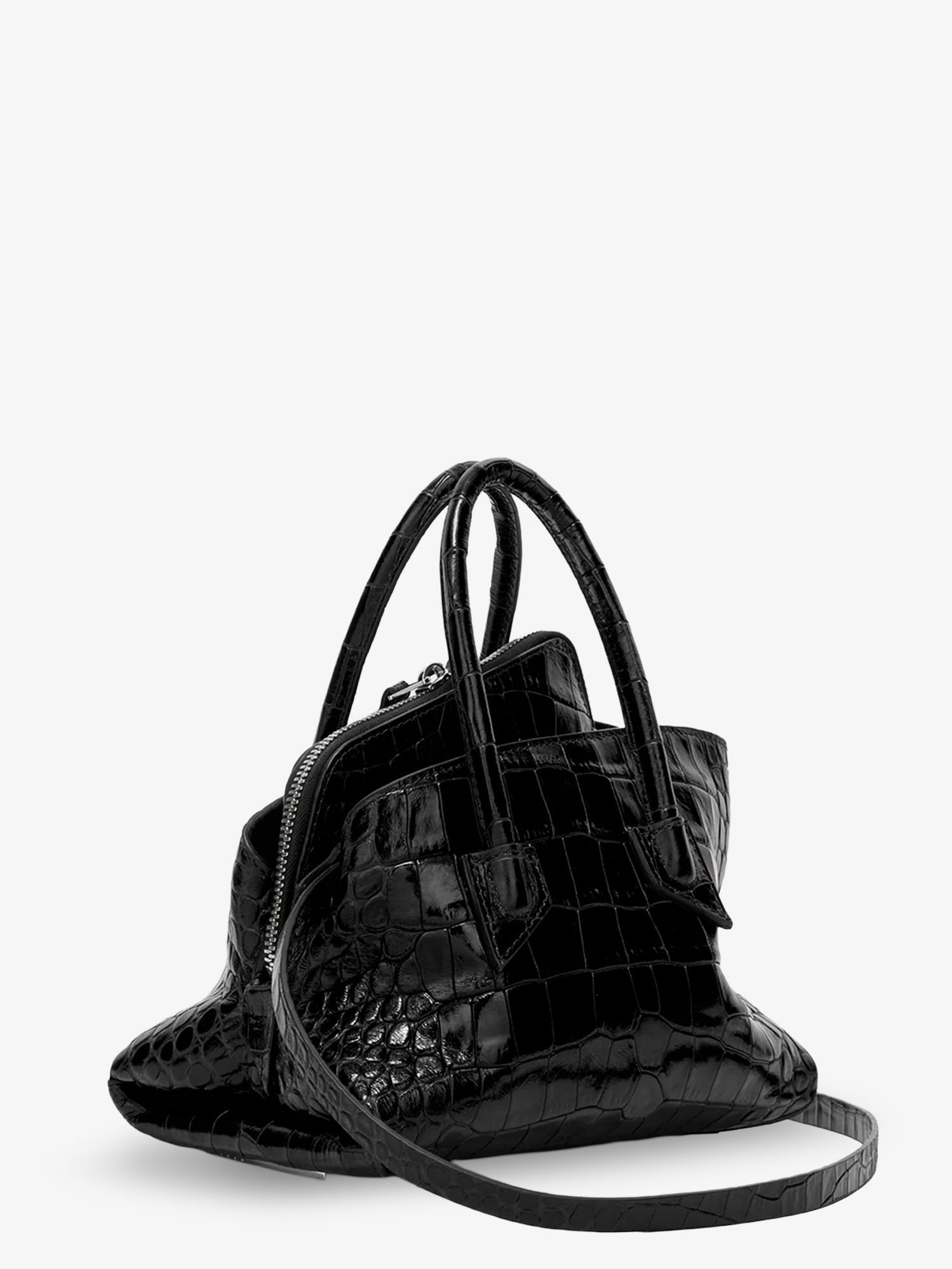 The Attico - La Passeggiata Mini croco effect leather handbag