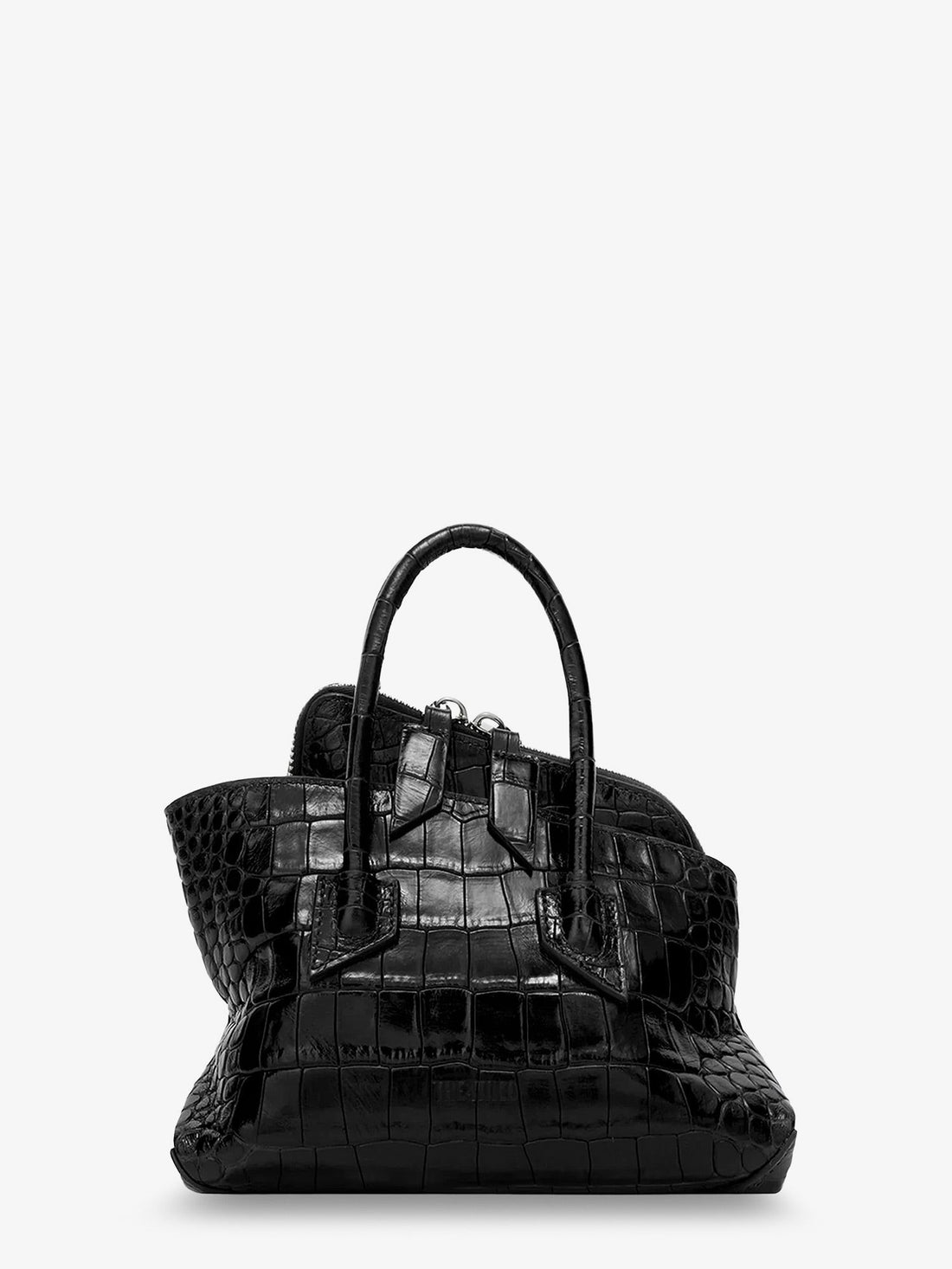 The Attico - La Passeggiata Mini croco effect leather handbag la-passeggiata-mini-croco-effect-leather-handbag_e4935f79-3a20-4fdc-8681-3f8e7202b322