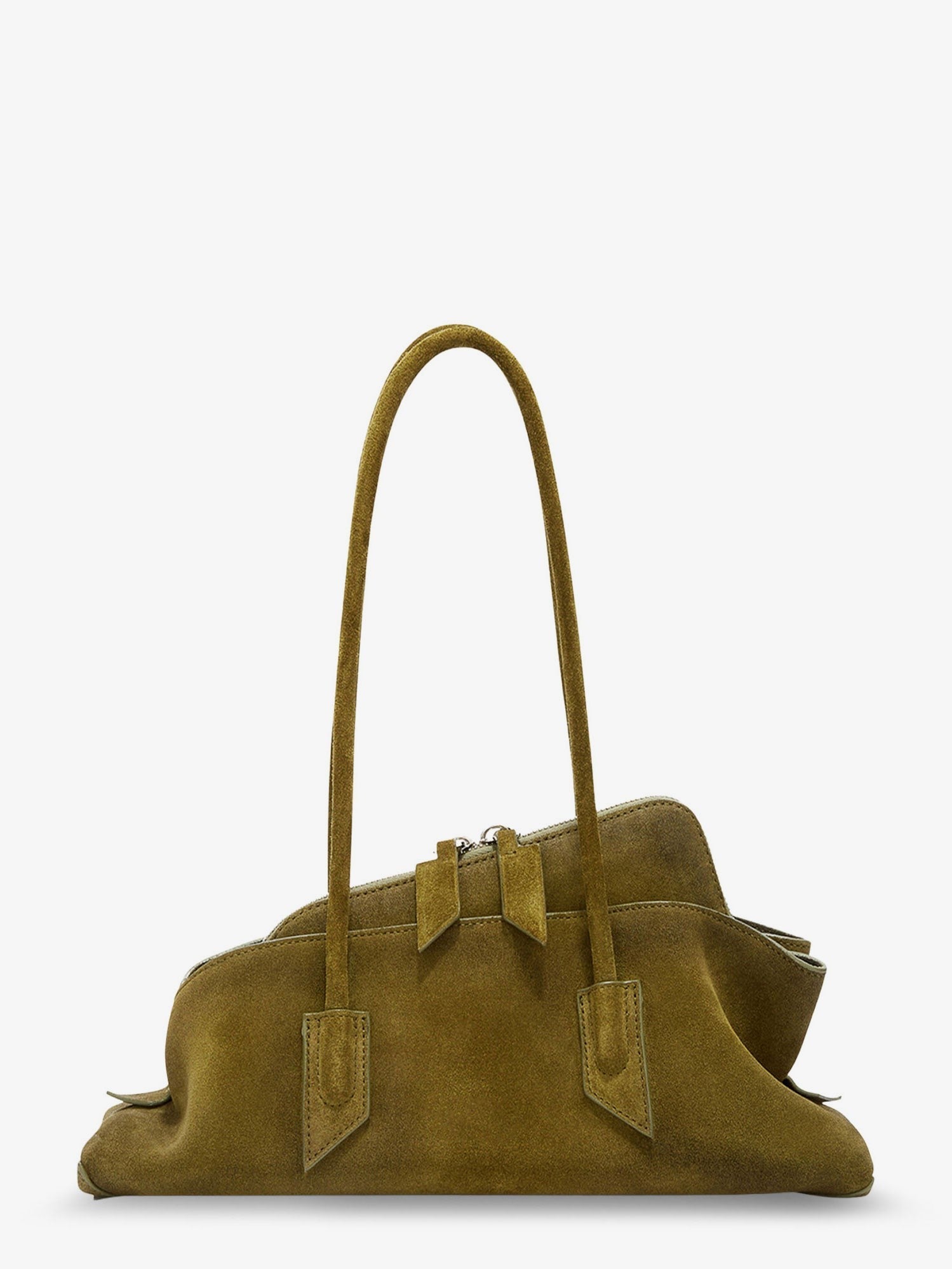 The Attico - La Passeggiata Small suede shoulder bag