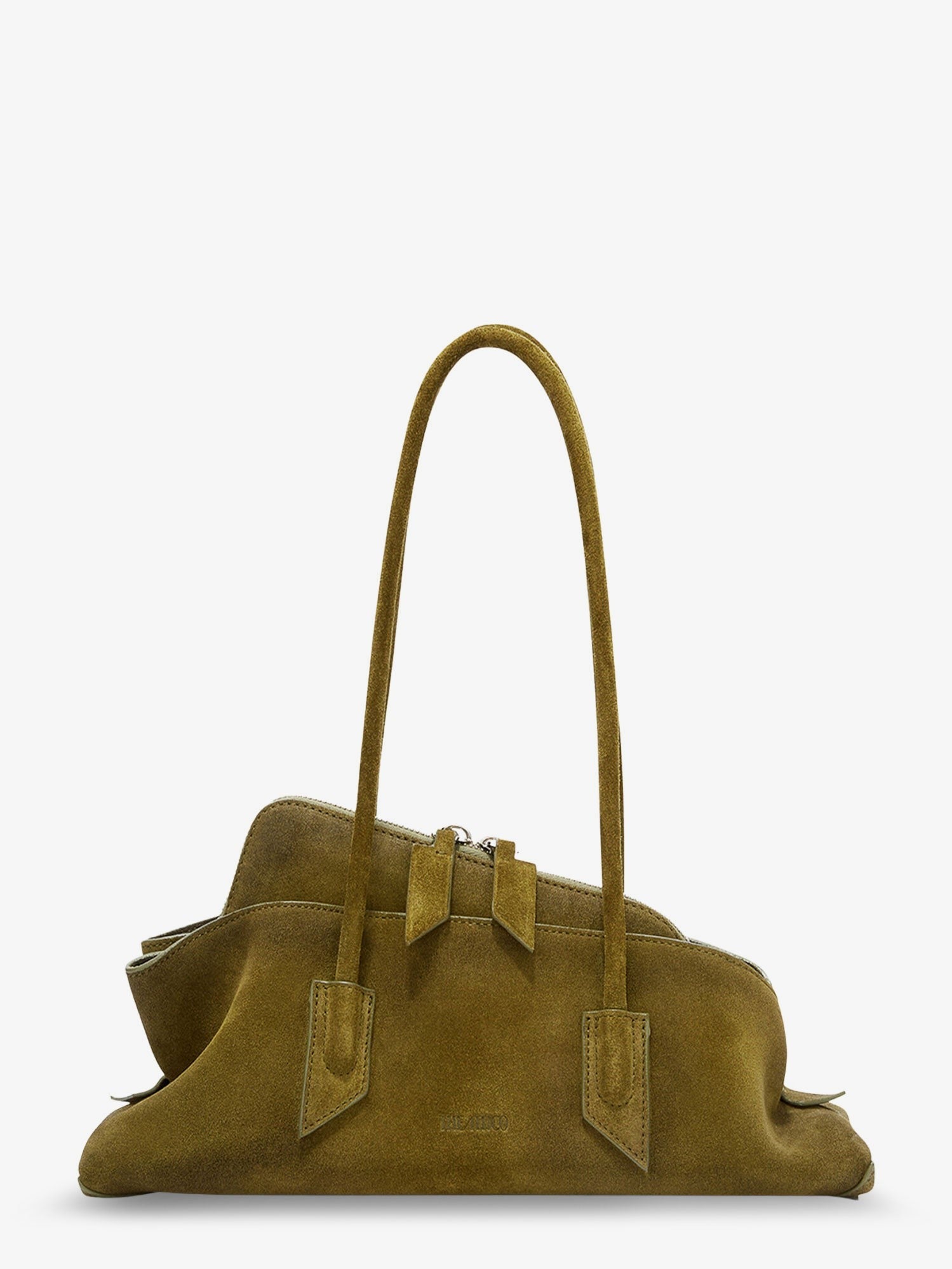 The Attico - La Passeggiata Small suede shoulder bag