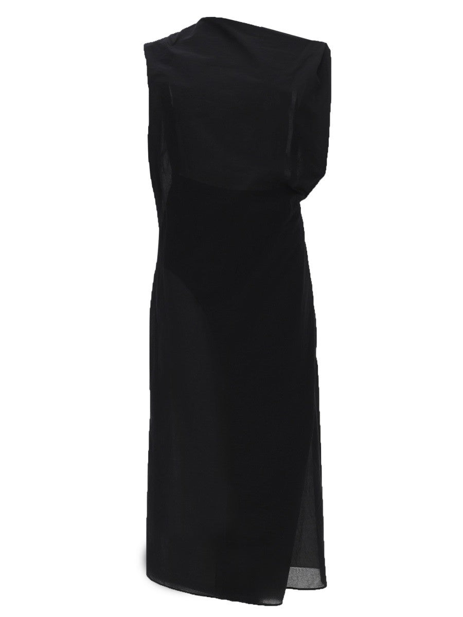 JACQUEMUS - "LA ROBE DRAP" MIDI DRESS la-robe-drap-midi-dress