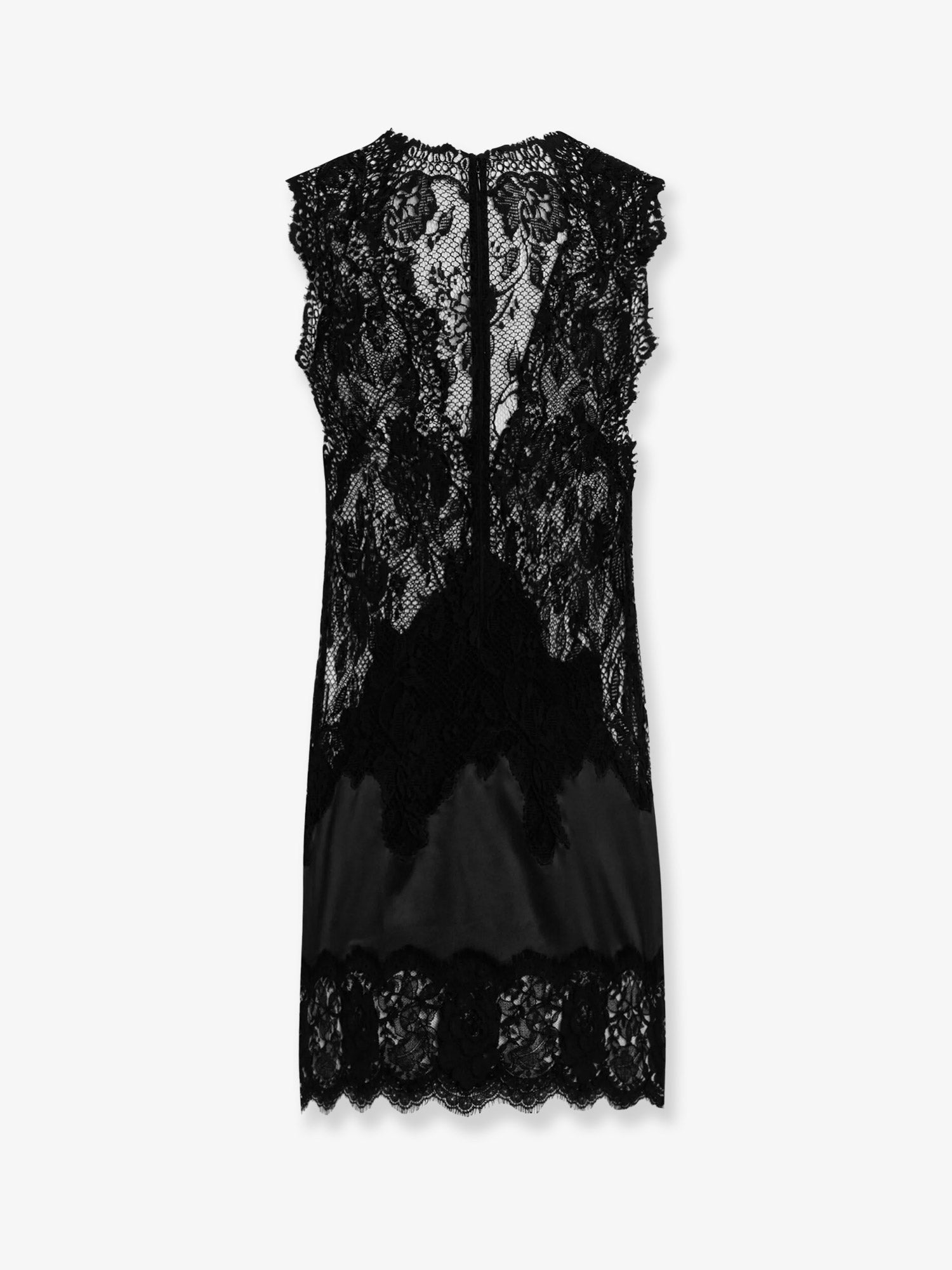 Dolce & Gabbana - Lace and satin dress