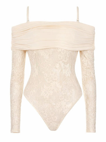 ZIMMERMANN ZIMMERMANN - LACE BODYSUIT "REBELLION"
