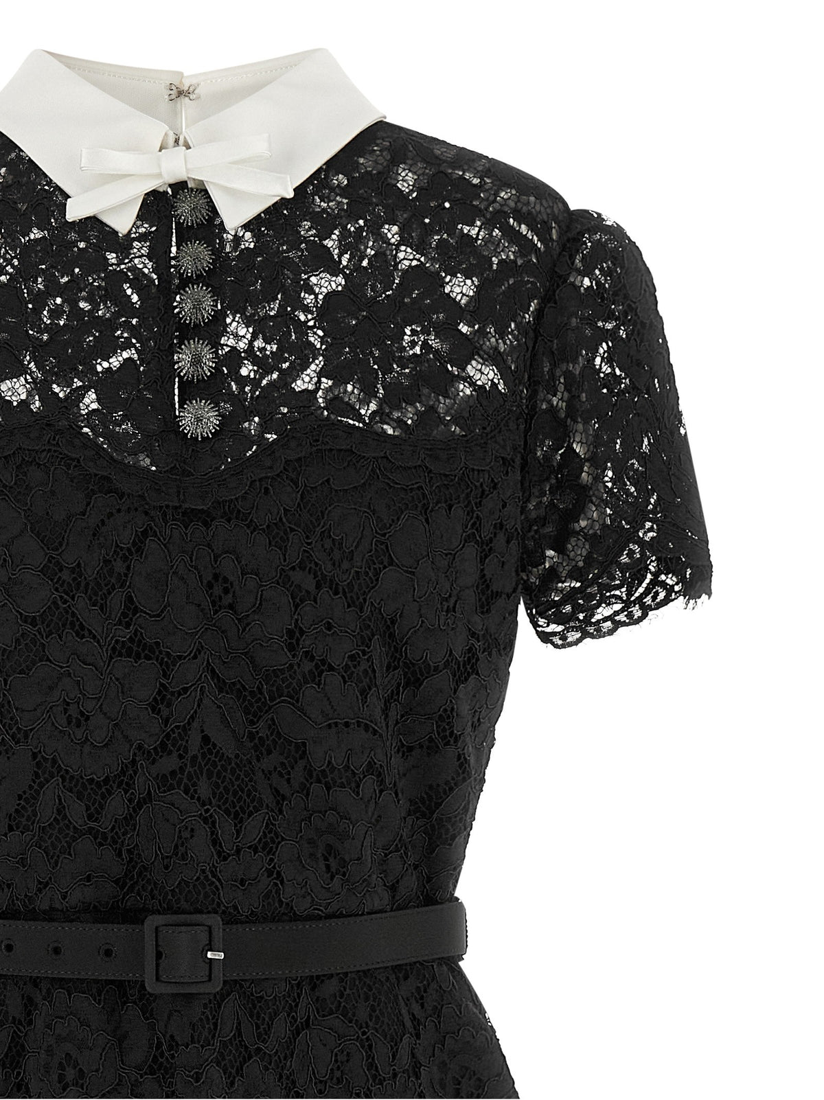 SELF-PORTRAIT - Lace dress with collar
