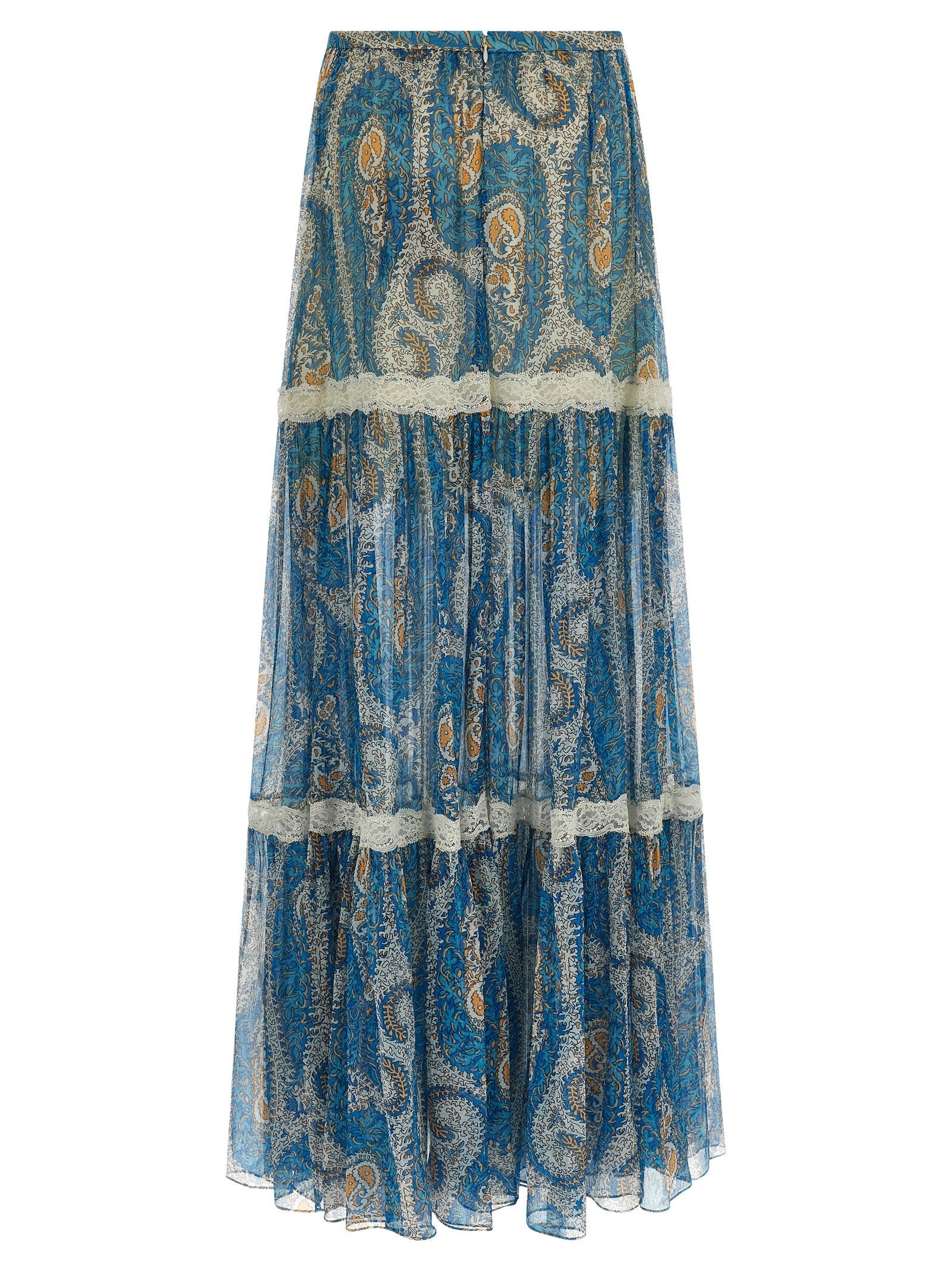 Etro - Lace insert skirt