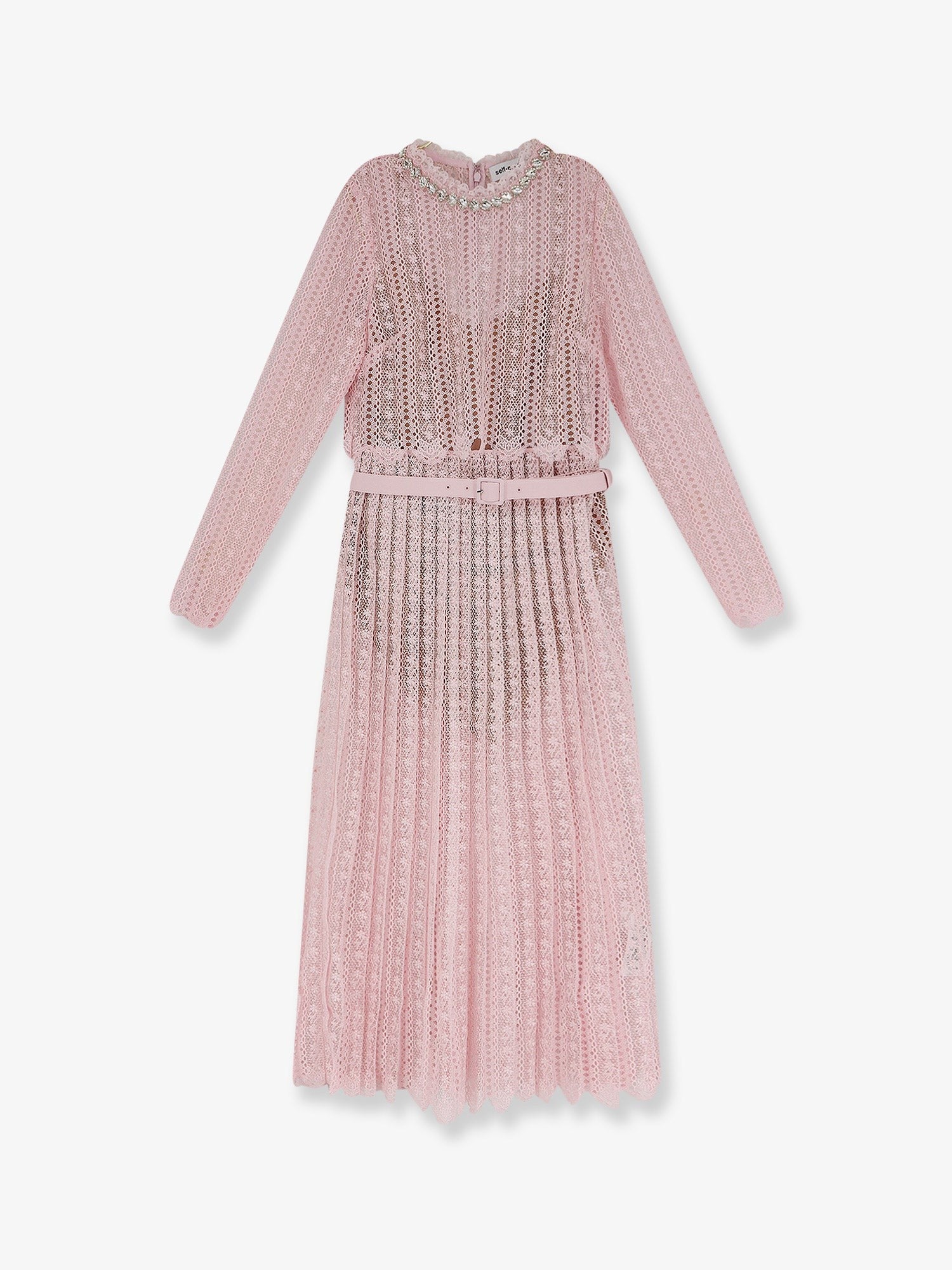 Lace long dress with belt lace-long-dress-with-belt_495a1767-c155-4f42-8b45-d2d011c58414