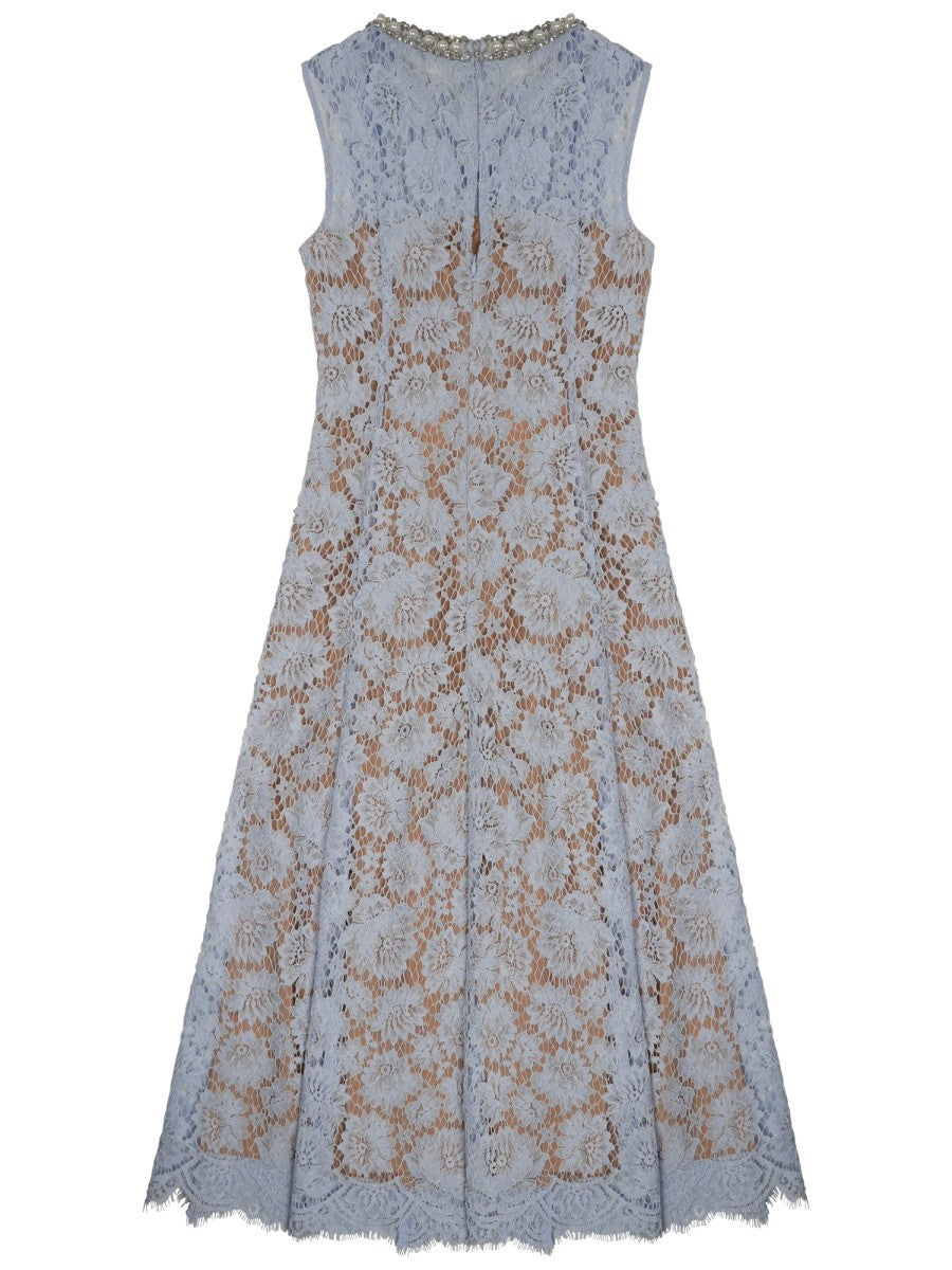 SELF-PORTRAIT LACE MIDI DRESS