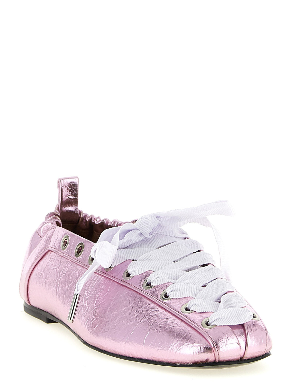 GANNI - 'Lace-Up' ballet flats