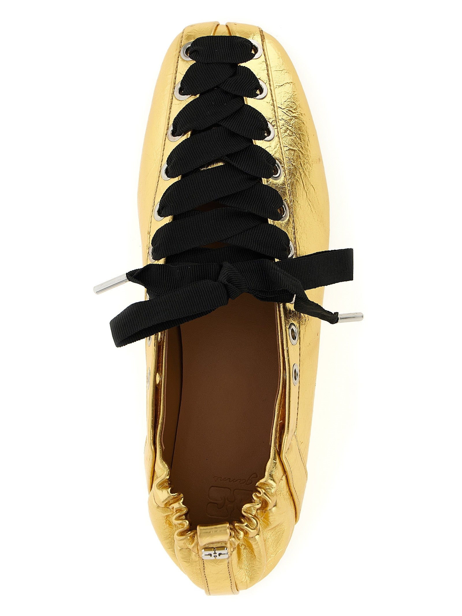GANNI - 'Lace-Up' ballet flats lace-up-ballet-flats_dac9a2f2-334b-41d8-aba8-9f0bf9024021