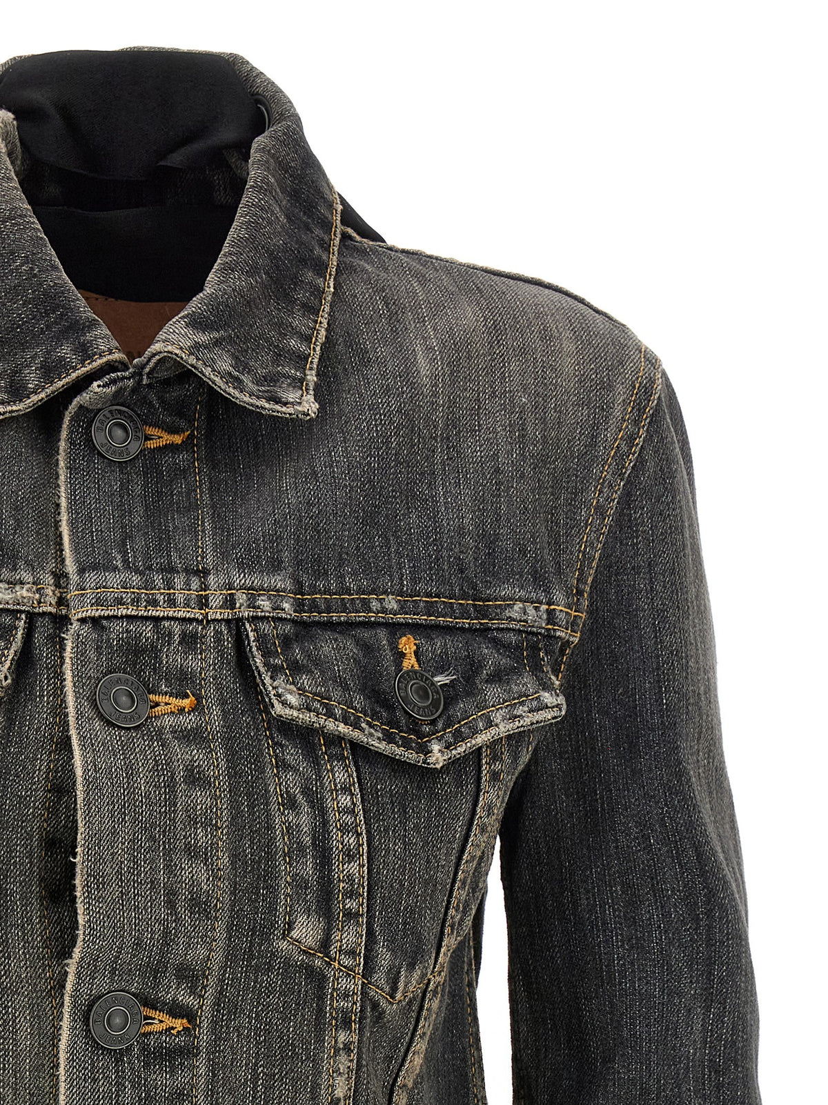 Balenciaga - 'Lace Up' denim jacket