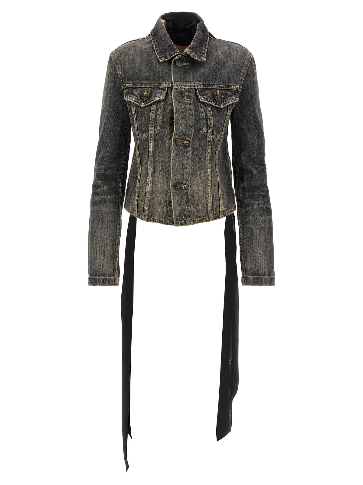Balenciaga - 'Lace Up' denim jacket