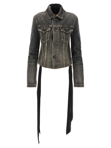 Balenciaga - 'Lace Up' denim jacket