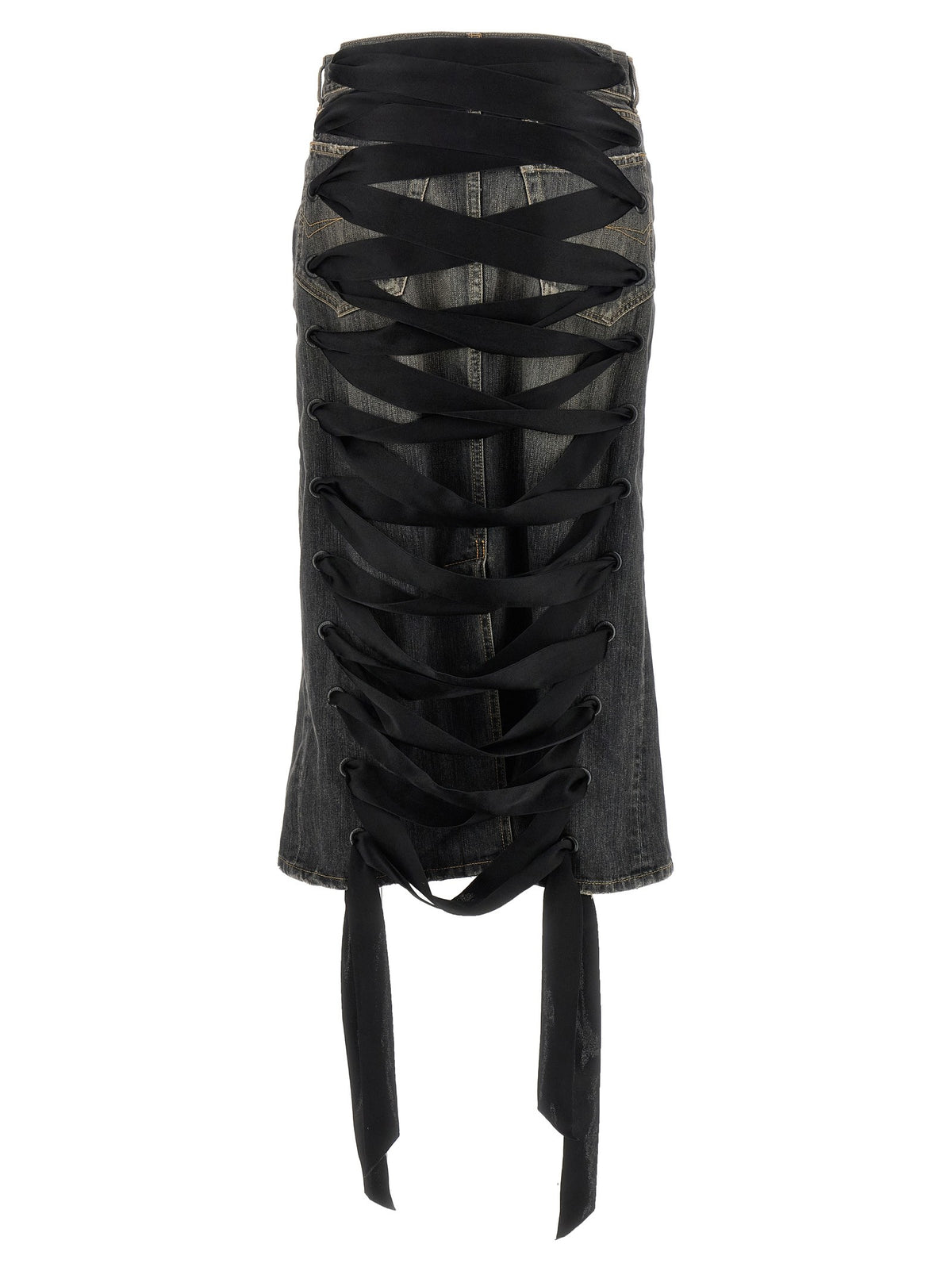 Balenciaga - 'Lace Up' denim skirt lace-up-denim-skirt_03b40532-ee06-48b8-b678-c5ea37328665