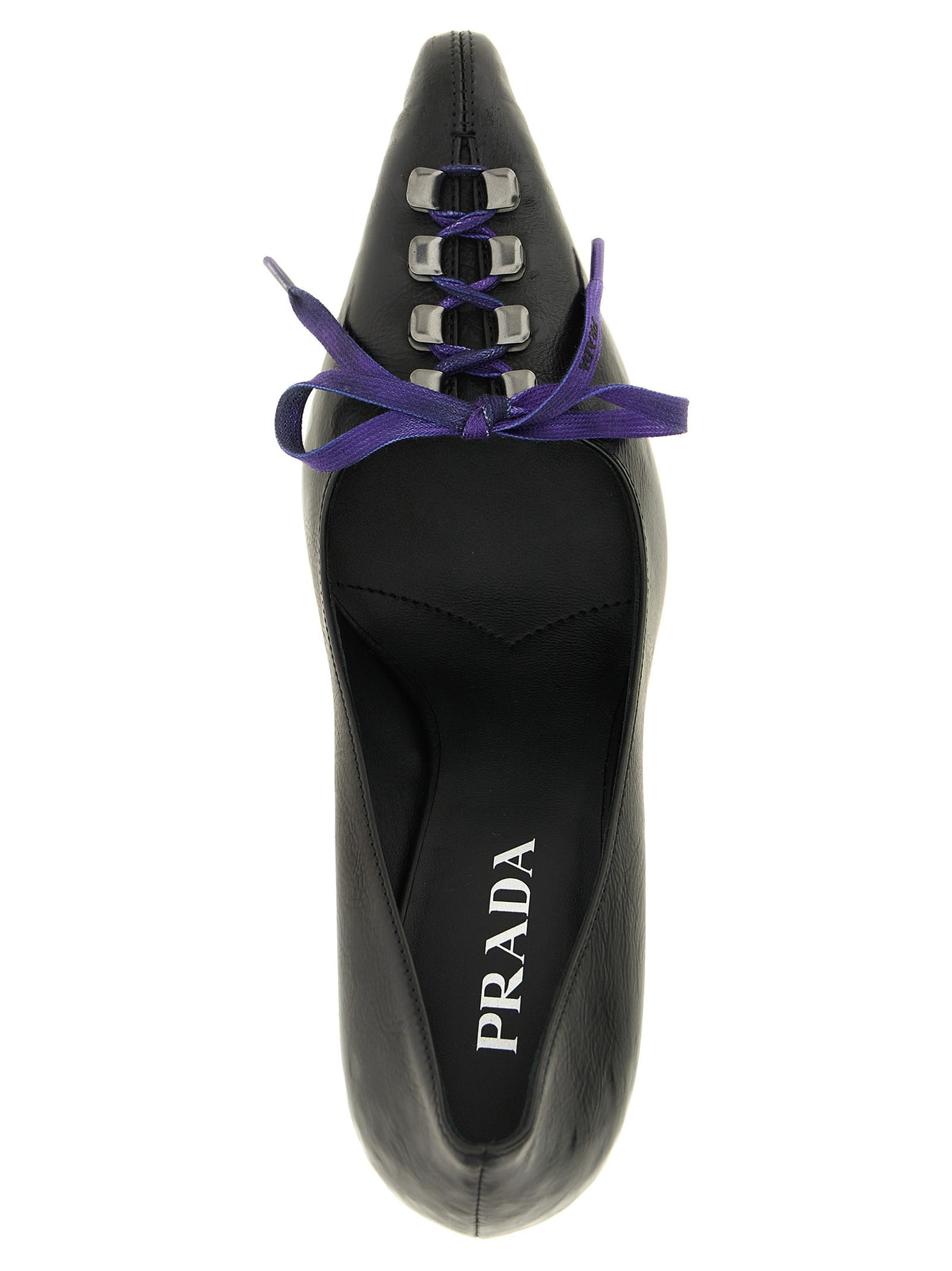 PRADA - Lace-up pumps