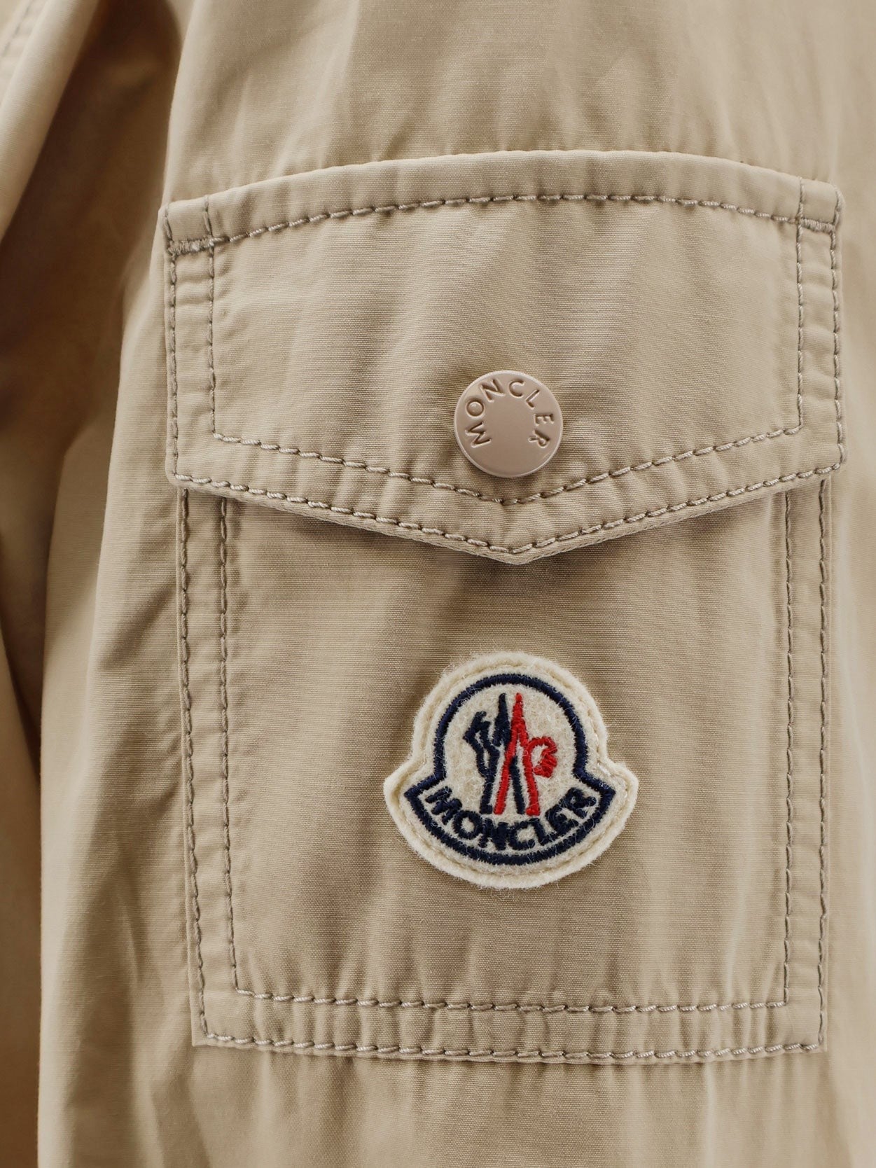 Moncler - Laerte cotton blend long jacket