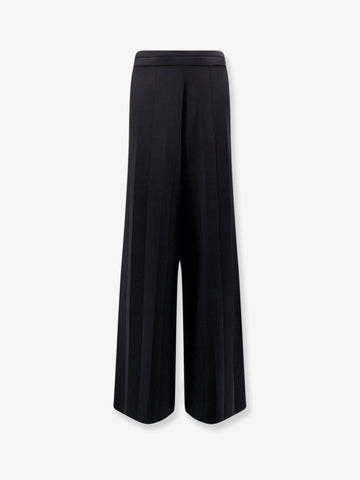 Lama viscose blend trousers