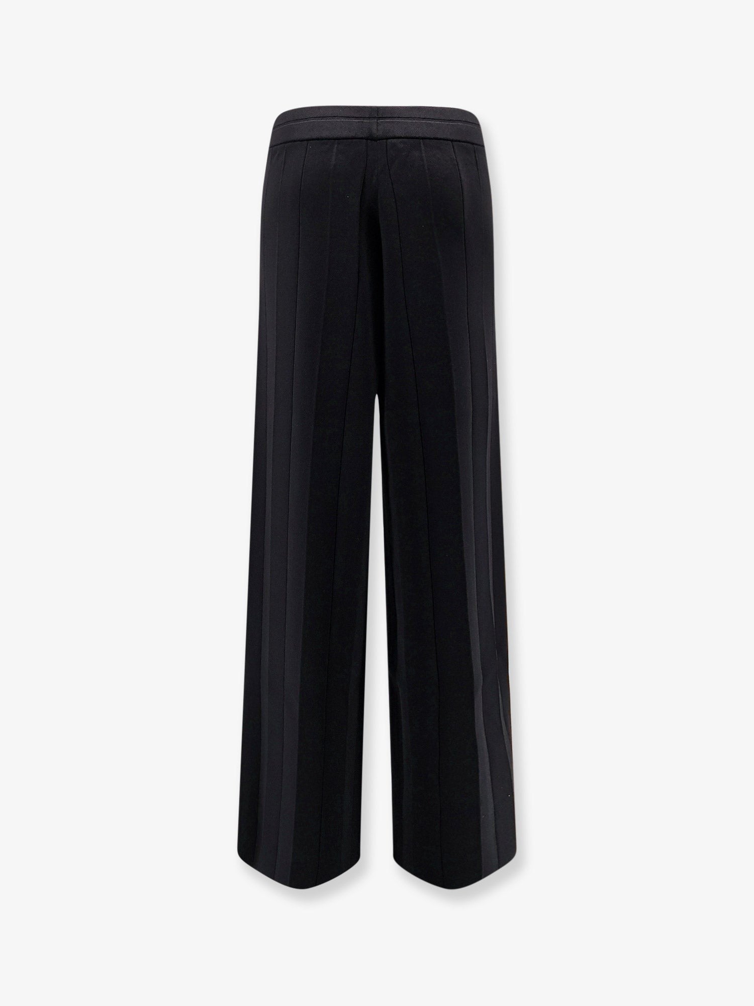 Lama viscose blend trousers