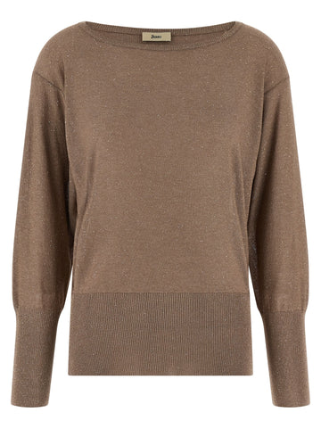Herno - Lamé and sequin yarn sweater lame-and-sequin-yarn-sweater